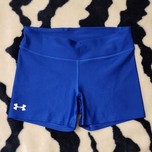 Under Armour Blue Athletic Compression Shorts